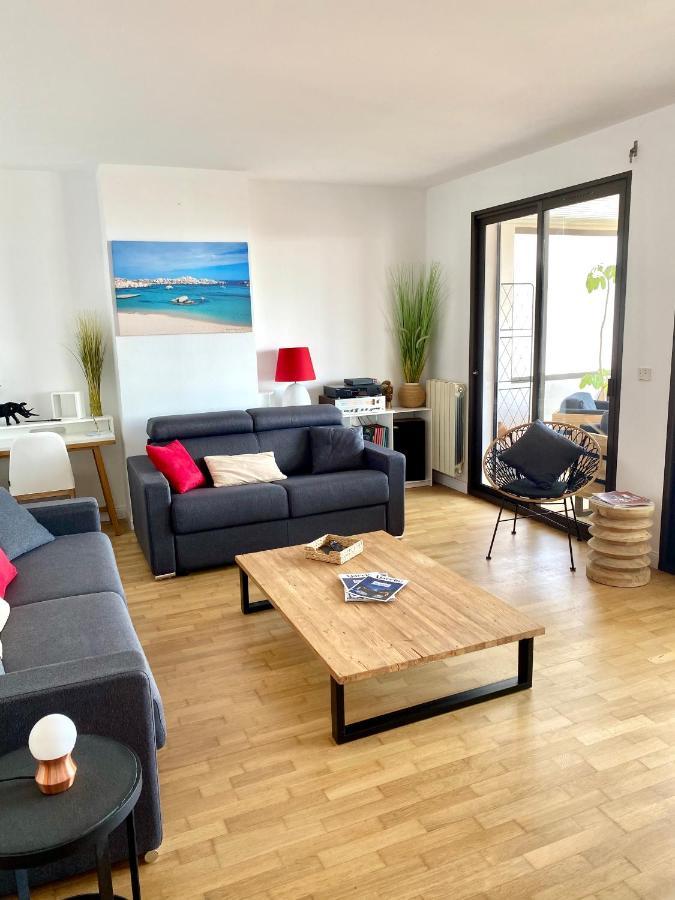 Grand T2 Standing Ajaccio Proche Centre Et Plages Vue Panoramique Parking Prive Exterior photo
