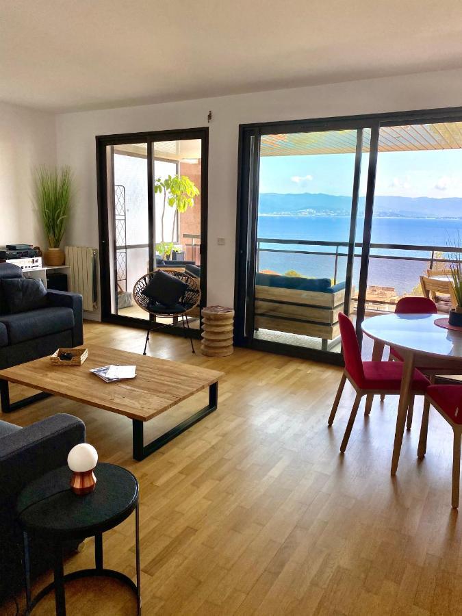 Grand T2 Standing Ajaccio Proche Centre Et Plages Vue Panoramique Parking Prive Exterior photo